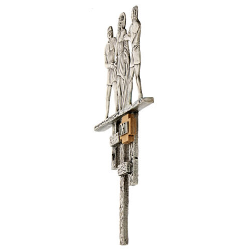 Stations of the Cross in silver-plated brass, 15 stations 2