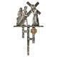 Stations of the Cross in silver-plated brass, 15 stations s3