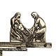 Way of the Cross in brass 2 pieces, 14 stations s6