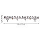 Way of the Cross in brass 2 pieces, 14 stations s3