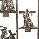 Way of the cross in brass, 14 stations. s5