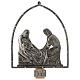 Vía Crucis 15 estaciones en bronce plateado s15