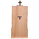 Vía Crucis 14 estaciones madera coloreada Val Gardena 40x20 cm s17