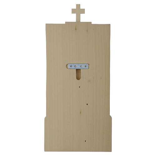 Station of the Cross with 14 natural wood stations, Val Gardena, 16x8 in 17