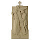Station of the Cross with 14 natural wood stations, Val Gardena, 16x8 in s6