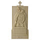 Station of the Cross with 14 natural wood stations, Val Gardena, 16x8 in s16