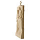 Station of the Cross with 14 natural wood stations, Val Gardena, 16x8 in s18