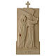 Via Crucis 14 stazioni legno naturale Valgardena 40x20 cm s9