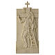 Via Crucis 14 stazioni legno naturale Valgardena 40x20 cm s12