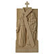 Via Crucis 14 stations in natural Valgardena wood, 40x20 cm s3
