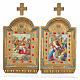 Way of the cross, altars with print on wood 30x19cm 15stati s17