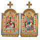 Via Sacra 15 estações altarinhos impressão na madeira 30x19 cm s20