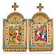 Via Sacra 15 estações altarinhos impressão na madeira 30x19 cm s4