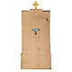 Vía Crucis 14 estaciones 40 x 20 cm madera Valgardena con pátina s19