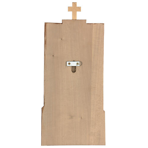 Vía Crucis 14 estaciones 40 x 20 cm madera de la Valgardena 19