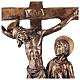 Via Crucis 15 estaciones de latón bronceado s17
