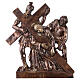Via Crucis 15 stazioni ottone bronzato s3