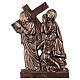 Via Crucis 15 stazioni ottone bronzato s4