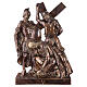 Via Crucis 15 stazioni ottone bronzato s5