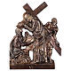 Via Crucis 15 stazioni ottone bronzato s6