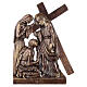 Via Crucis 15 stazioni ottone bronzato s8