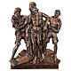 Via Crucis 15 stazioni ottone bronzato s10