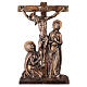 Via Crucis 15 stazioni ottone bronzato s12