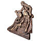 Via Crucis 15 stazioni ottone bronzato s20