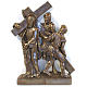 Via Crucis in bronzed brass, 15 stations s2