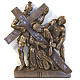 Via Crucis in bronzed brass, 15 stations s3