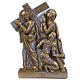 Via Crucis in bronzed brass, 15 stations s4