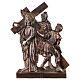 Via Crucis in bronzed brass, 15 stations s2