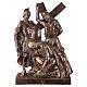 Via Crucis in bronzed brass, 15 stations s5