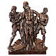 Via Crucis in bronzed brass, 15 stations s10