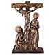 Via Crucis in bronzed brass, 15 stations s12