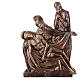 Via Crucis in bronzed brass, 15 stations s13
