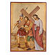 Vía Crucis 15 Estaciones iconos pintados a mano 44x32 cm Rumania s5