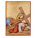 Vía Crucis 15 Estaciones iconos pintados a mano 44x32 cm Rumania s9