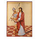 Via Crucis 15 Stazioni icone dipinte a mano 44x32 cm Romania s1
