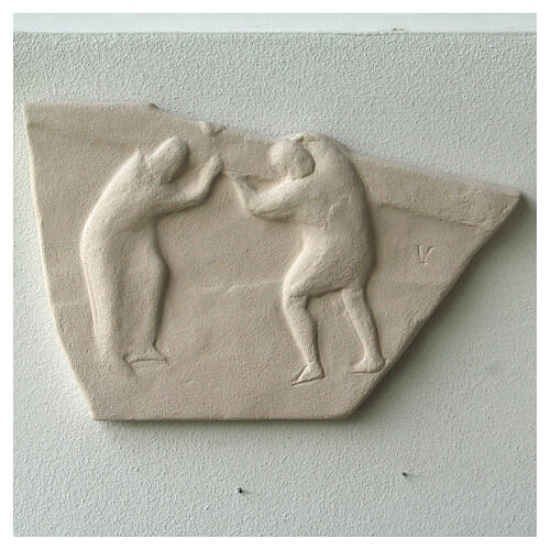 Kreuzweg Jesu mit unregelmäßigen Formen 20x294 cm aus Ave Ton 10