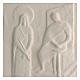 Via Crucis formelle regolari lavorate a mano 34x25 cm 15 staz s2