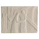 Via Crucis formelle regolari lavorate a mano 34x25 cm 15 staz s7