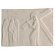 Via Crucis formelle regolari lavorate a mano 34x25 cm 15 staz s11