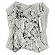 Via Crucis silver-plated brass 14 stations, 22x18cm s2