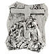 Via Crucis silver-plated brass 14 stations, 22x18cm s13