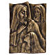 Way of the Cross melted brass & natural bronze 14 stations s1
