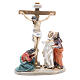 Way of the Cross, 14 stations in resin, 8-10 cm s12