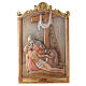 Stations of the Cross wooden relief, painted s13