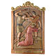 Stations of the Cross wooden relief, painted s3