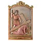 Stations of the Cross wooden relief, painted s7